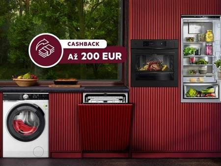 Kúpte si domáce spotrebiče AEG a získajte až 200 € späť