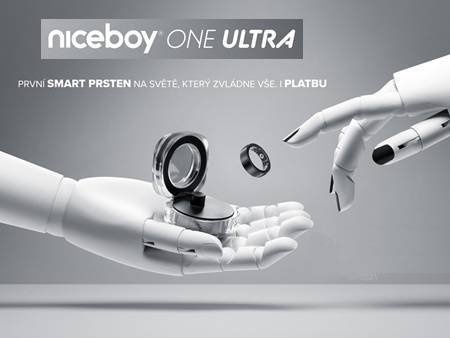 Niceboy ONE Ultra: Smart prsten, který ti hlídá zdraví a klidně i zaplatí kafe