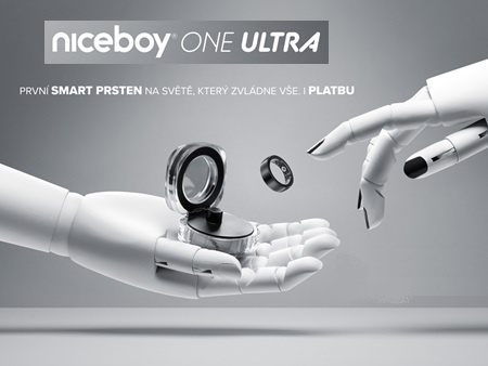 Niceboy ONE Ultra: Smart prsten, který ti hlídá zdraví a klidně i zaplatí kafe