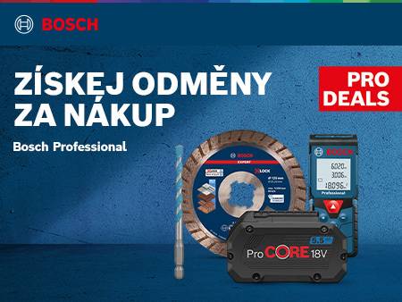 PRO Deals: Získej odměny za nákup nářadí Bosch Professional!