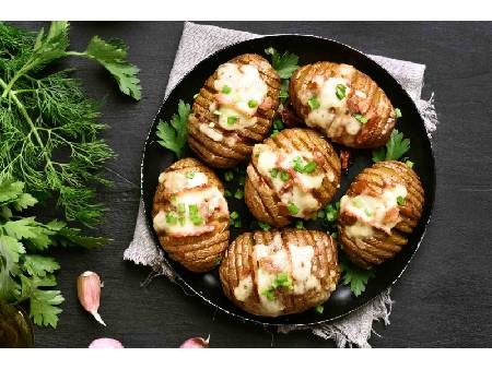 Recept na pečené brambory na grilu