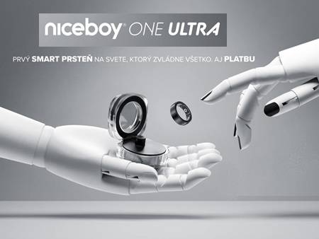 Niceboy ONE Ultra: Smart prsteň, ktorý ti postráži zdravie a pokojne zaplatí aj kávu