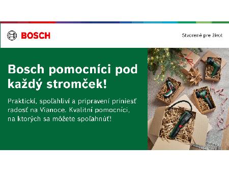  Vianočné darčeky, ktoré potešia: Bosch pomocníci do každej domácnosti