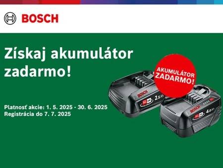 DIY Deals: Kúp 18V náradie Bosch pre dom či záhradu a získaj akumulátor zadarmo!
