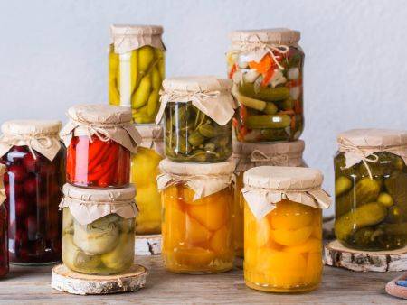 Prelucrarea legumelor și fructelor: gemuri, sucuri, salate