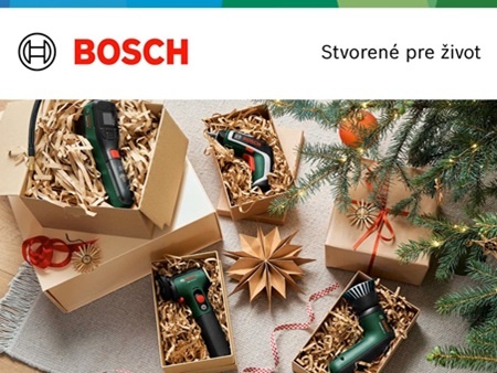 Vianočné darčeky, ktoré potešia: Bosch pomocníci do každej domácnosti