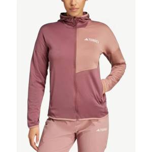 Adidas Terrex Xperior Climawarm Light Fleece Hooded Pink - magazinko