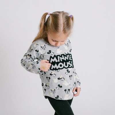 Tričko Minnie Mouse Mickey sivé