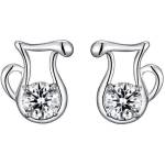 Silenti Jewelry Сребърни обеци "Водолей