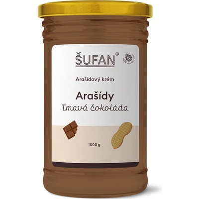 ŠUFAN Arašidy s tmavou čokoládou 1 000 g