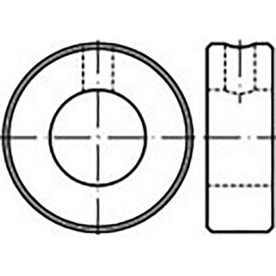 TOOLCRAFT TO-9985293 nastavovacie krúžky DIN 705 ocel 5 ks