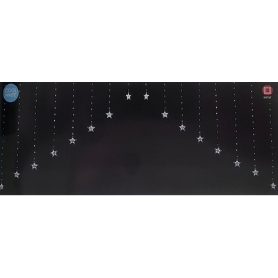ACA Lighting Apostolidis Vánoční hvězdný LED závěs ACA lights 3m 4000K X042222210 prodloužená záruka na 2 roky