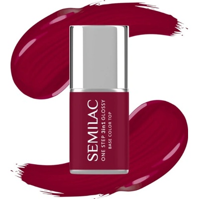SEMILAC One step 3in1 Glossy S570 Dark Raspberry, 7ml