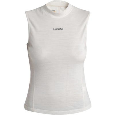 ICEBREAKER Wmns Merino 200 Hike Mock Neck Tank Top Chalk