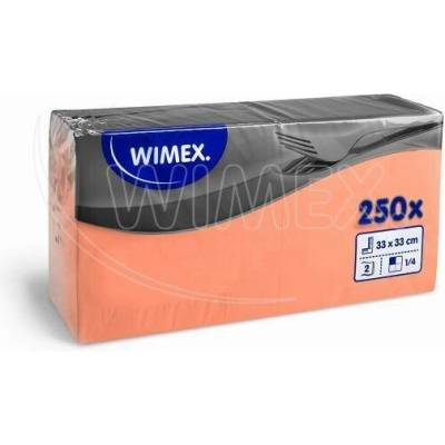 Wimex Ubrousek PAP FSC Mix 2V 33x33 cm 250 ks apricot karton 8x balení