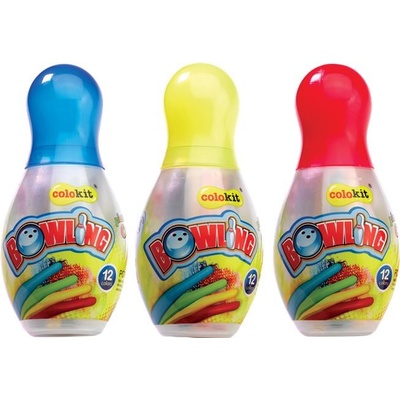 Voskovky COLOKIT "Bowling" 12 rôznych farieb