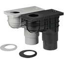 Haco Lapač strešných vôd univerzálny LSVU DN 125/110 čierny