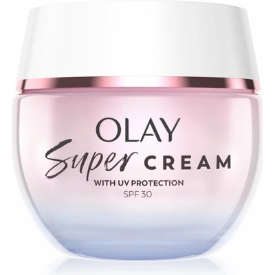 Olay Super Cream SPF 30 lehký hydratační krém na obličej SPF 30 50 ml