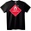 NOONEBRAND Тениска Запалим газ - 2XL, Black