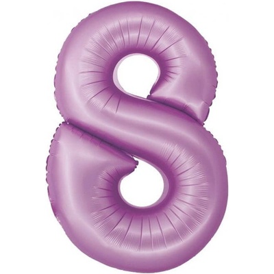 Godan balloons Chytrý fóliový balónek číslo 8 matná levandule 76 cm