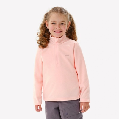 Quechua dětská mikina MH 100 růžová