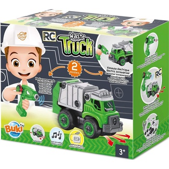 BUKI RC Stavebnice Popelářské auto 2v1
