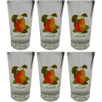 Kinekus Pohár štamprlík hruška KIN3269001 6 x 30 ml