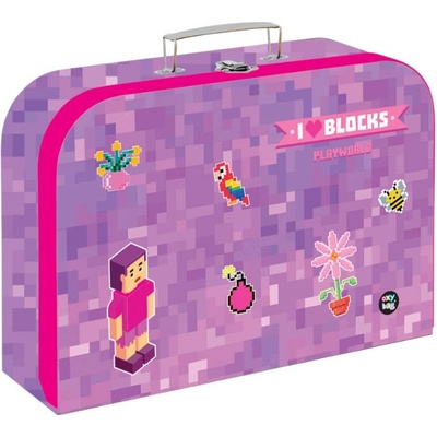 KARTON P+P Kufřík lamino 34 cm Playworld Girl 6-08326
