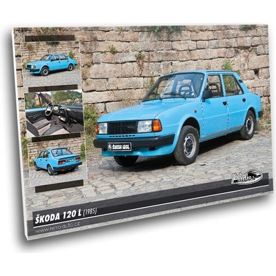 Obraz č. 83 - ŠKODA 120 L (1985) 100 x 70 cm