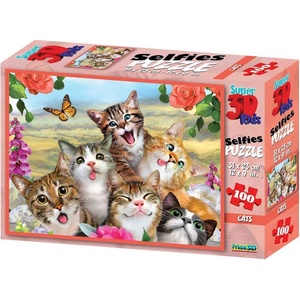 Philos Пъзел 3D Cat Selfie 100 части