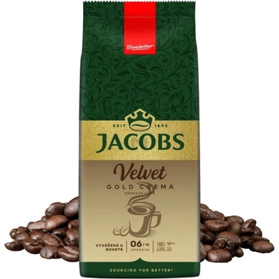 Douwe Egberts Кафе на зърна Jacobs Velvet Gold Crema 1 кг