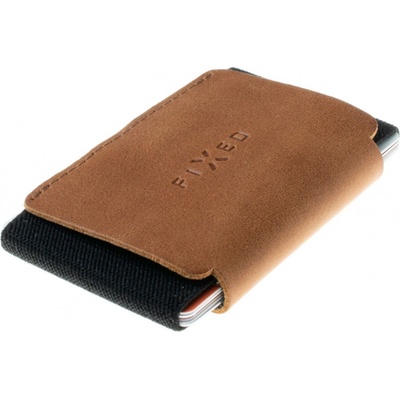 Fixed Tiny Wallet kožená peněženka z pravé hovězí kůže Torcello FIXW-STN2-BRW hnědá