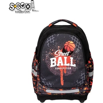 S-Cool Ученическа анатомична раница scool street ball competition