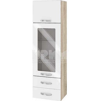 ИРИМ Горен кухненски шкаф Сити АРФ-Бяло гланц-05-201 40 см