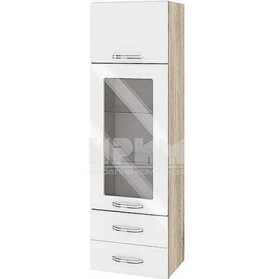 ИРИМ Горен кухненски шкаф Сити АРФ-Бяло гланц-05-201 40 см