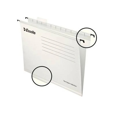 Esselte Pendant briefcase esselte pendaflex standard a4, white