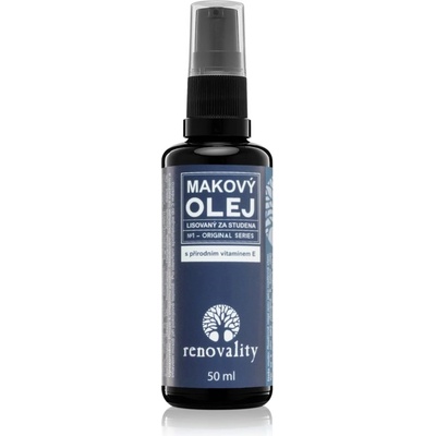 Renovality Original Series Poppy seed oil with natural vitamin E олио за лице за всички типове кожа на лицето 50ml