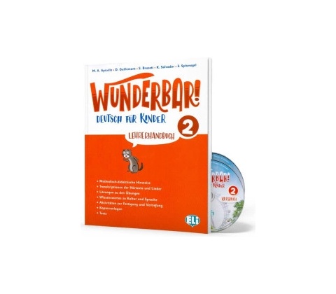Wunderbar! 2 - Lehrerhandbuch + 2 Audio-CD
