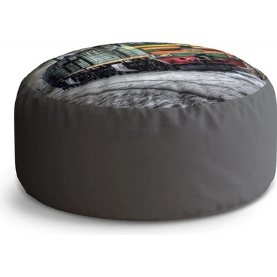 Sablio Taburet Circle Lokomotiva: 40x50 cm