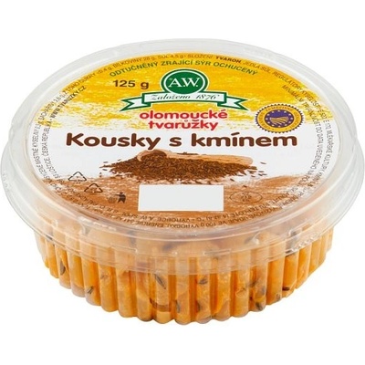 A.W. Olomoucké tvarůžky kousky s kmínem 125g