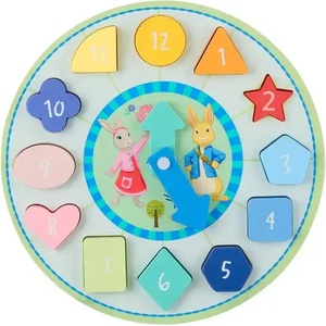 Orange Tree Toys Дървен Пъзел Часовник Peter Rabbit, числа и броене (OTT26470)