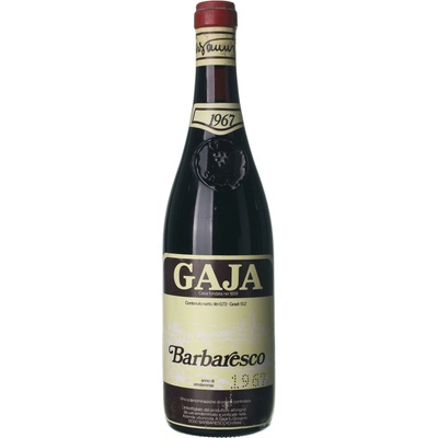 Angelo Gaja Barbaresco suché červené 1967 0,72 l (holá láhev)
