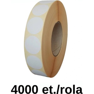 ZINTA Ролка термоетикет zinta кръгла 15мм, междина, 4000 ет. /ролка (15x15x4000-th-r-gap)
