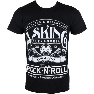 ROCK OFF мъжки тениски Asking Alexandria - рокендрол - Черен - ROCK OFF - ASK05
