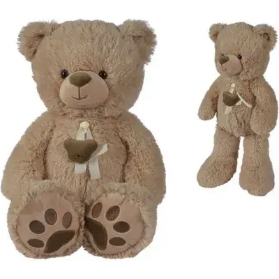 Nicotoy Кафяво плюшено мече с панделка кафяво, 55 см Nicotoy 6305810018