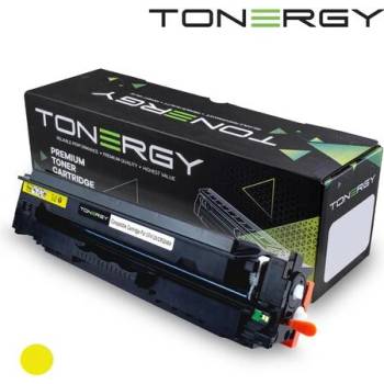 Compatible Съвместима тонер касета Tonergy с HP 410X CF412X CANON CRG-046H Yellow, High Capacity 5K (TONERGY-CRG046H-Y)