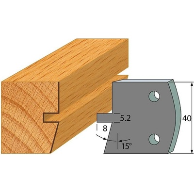 IGM Professional IGM Profil 086 - pár obmedzovačov 40x4mm SP F027-086