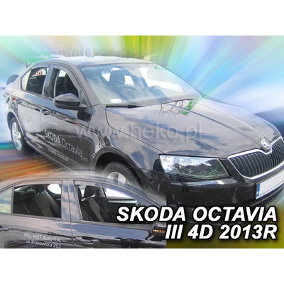 Deflektory - Škoda Octavia III Liftback 2013-2020