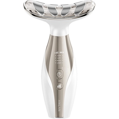 ANLAN ANLAN 01-AMFY51-02A 2-in-1 електрически EMS масажор, LED светлинна терапия, топлина и вибрации (01-AMFY51-02A)