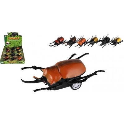 Teddies Plastový chrobák na spätné natiahnutie